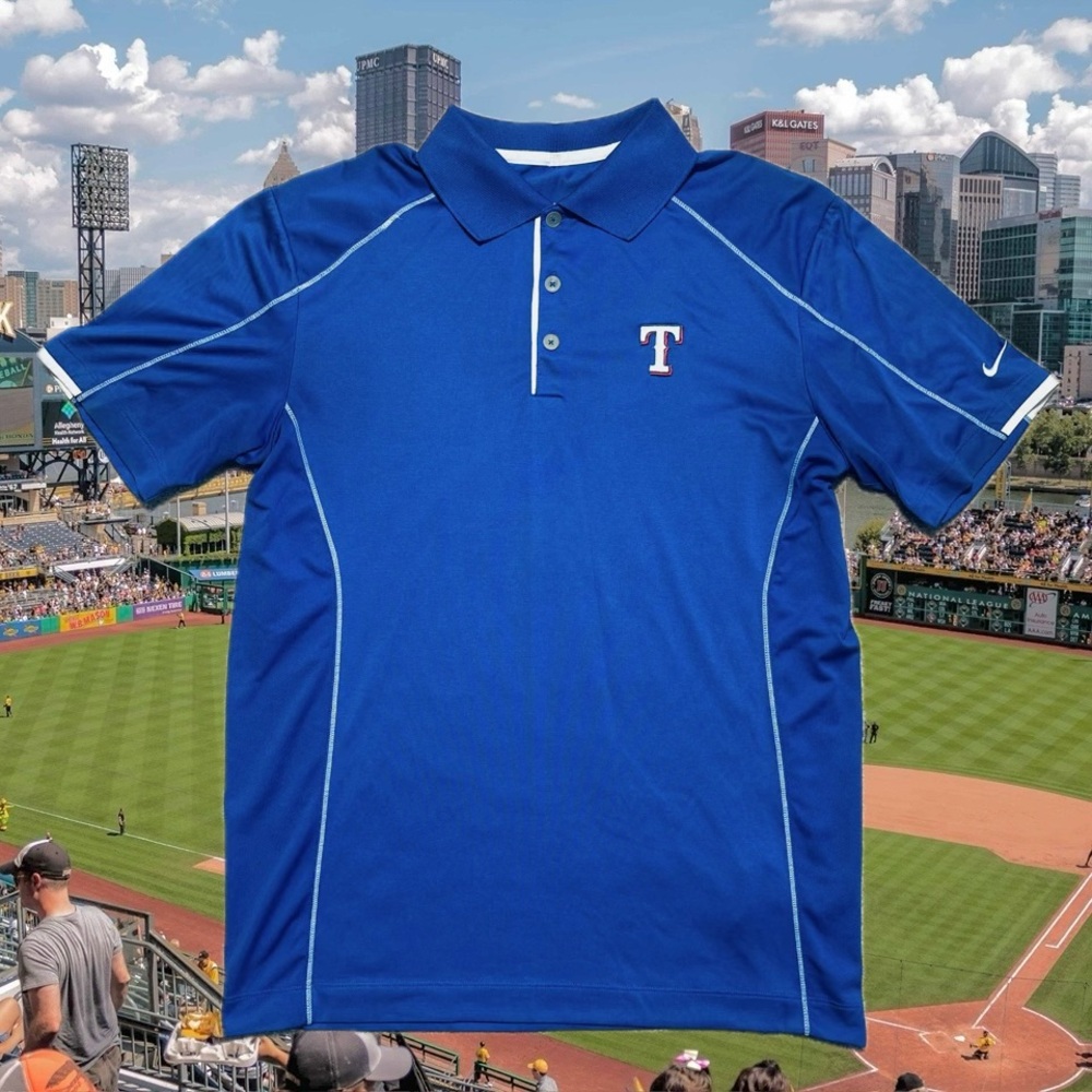 Texas Rangers golf shirt